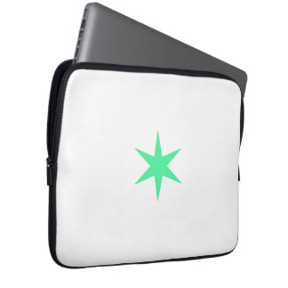 Star Stern neon-green and white Laptop Fodral