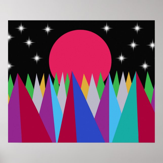 Star Sunset Poster (Framsidan)