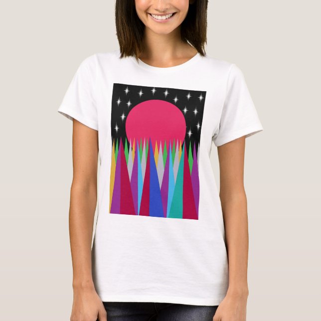 Star Sunset T Shirt (Framsida)