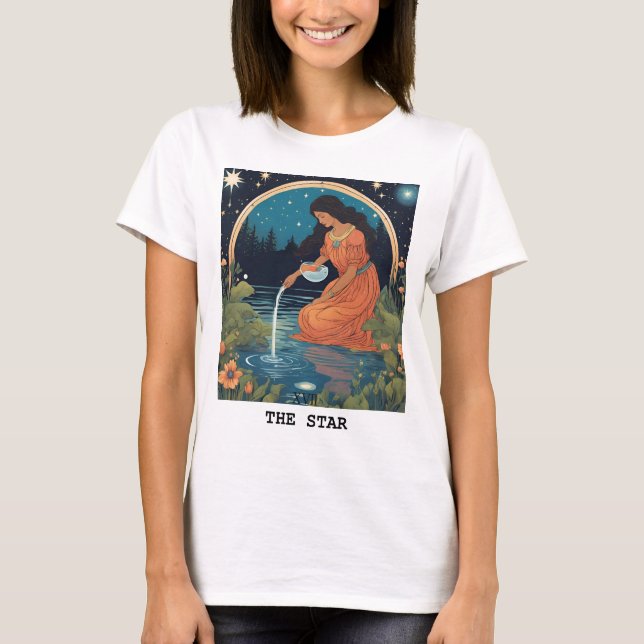 STAR - TAROT-KORT T SHIRT (Framsida)