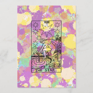 Star Tarot Party-inbjudan Inbjudningar
