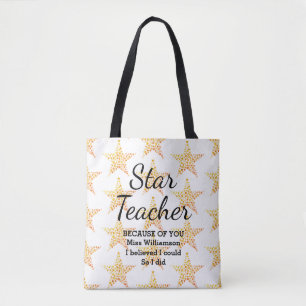 STAR TEACHER trodde att jag kunde uppskatta Anpass Tygkasse