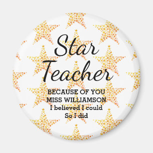 STAR TEACHER-UPPSKATTNING TROR ATT JAG KUNDE Anpas Magnet