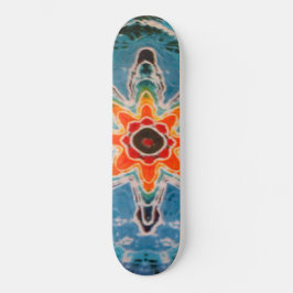 Star Tie Dye Mini Skateboard Bräda 18,5 Cm