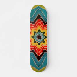 Star Tie Dye Mini Skateboard Bräda 18,5 Cm