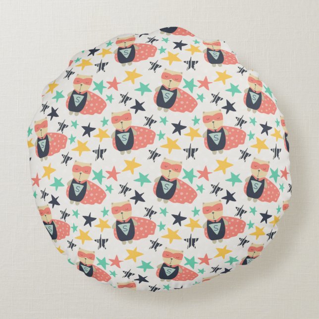 Star Toppen Hero Rund Kudde (Baksidan)