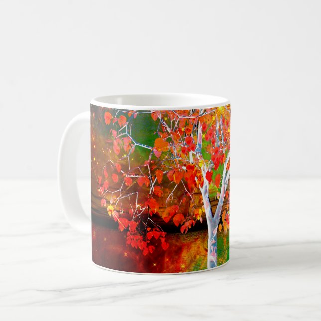 Star Träd-kaffe Mugg (Framsida vänster)