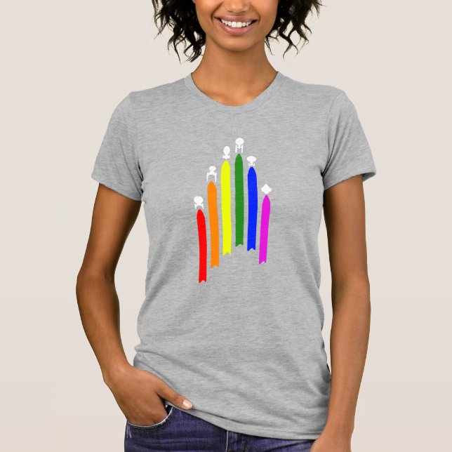 Star Trek Gay Pride T-Shirt (Framsida)