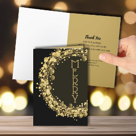 Star WandeBlack God jul Business Helgkort