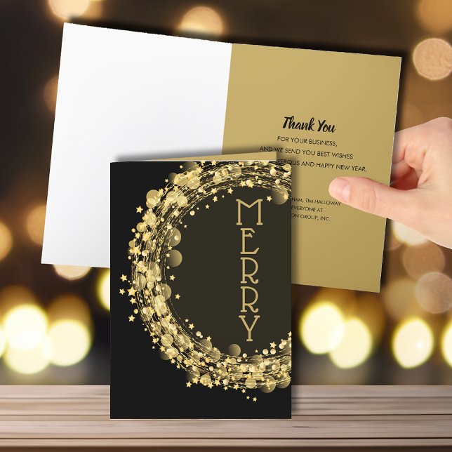 Star WandeBlack God jul Business Helgkort (Skapare uppladdad)