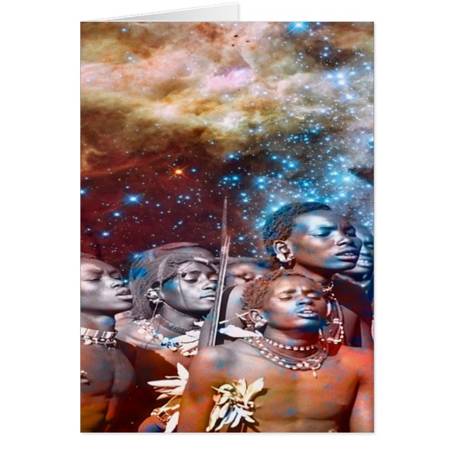 Star Warriors Hälsningskort (Framsidan)