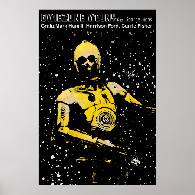 Star Wars 1979 polsk release Film posters tryck 1 (Framsidan)