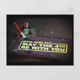 Star Wars-dagens gratulationskort (4 maj) Vykort