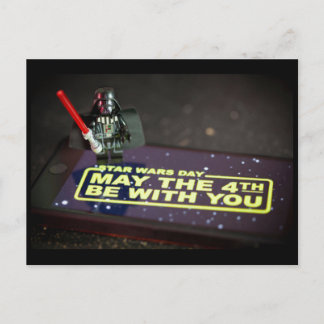 Star Wars-dagens gratulationskort (4 maj) Vykort