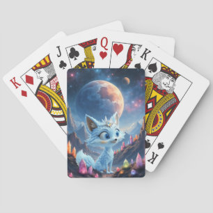 Star Whisper Fox – Väktare av kristalljus.  Casinokort