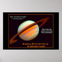 Star Worlds Arcade 40-årsjubileum Retro