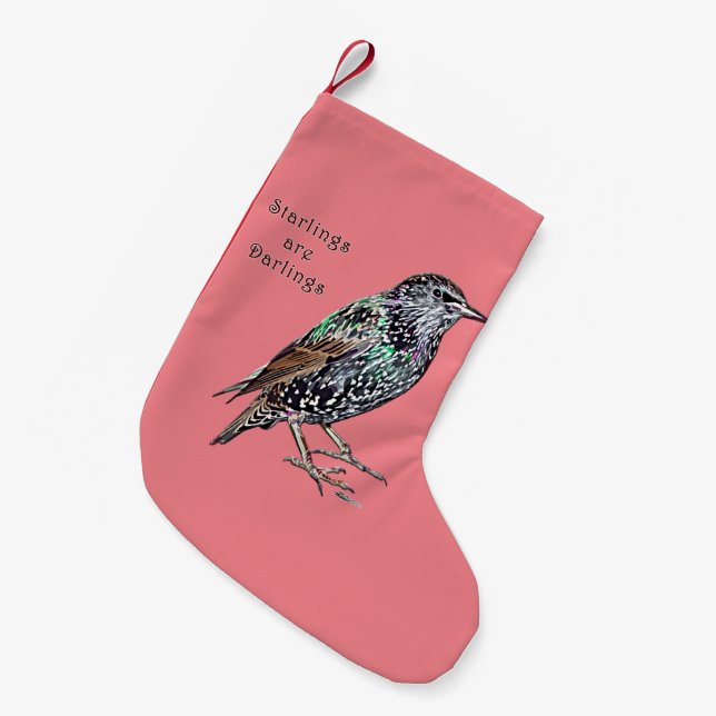Starar Är Gullet Liten Julstrumpa (Framsidan (Hängande))