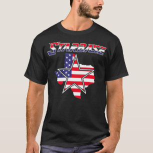Starbase Teas Boca Chica Patriotic US Flagga State T Shirt