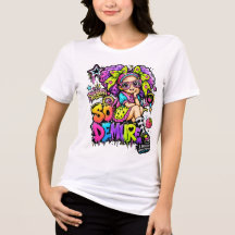 StarBerry™ Så Demur Rainbow Graffiti T-Shirt