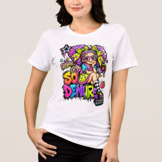 StarBerry™ Så Demur Rainbow Graffiti T-Shirt