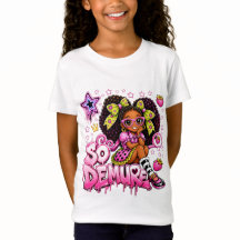 StarBerry™ So Demure Rosa Neon Graffiti T-Shirt