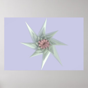 Starblomma Poster