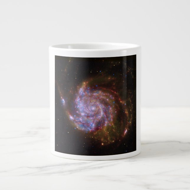 Starbörd i Pinjul: M101 Galaxy Jumbo Mugg (Framsidan)