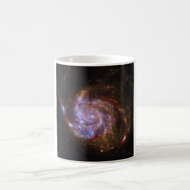 Starbörd i Pinjul: M101 Galaxy Kaffemugg (Center)