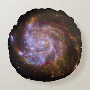 Starbörd i Pinjul: M101 Galaxy Rund Kudde
