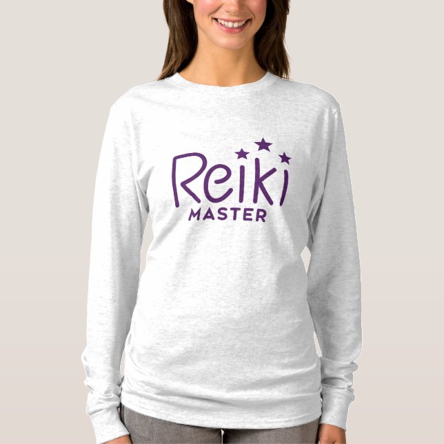 Starborn Reiki Master /lila/ T Shirt (Framsida)