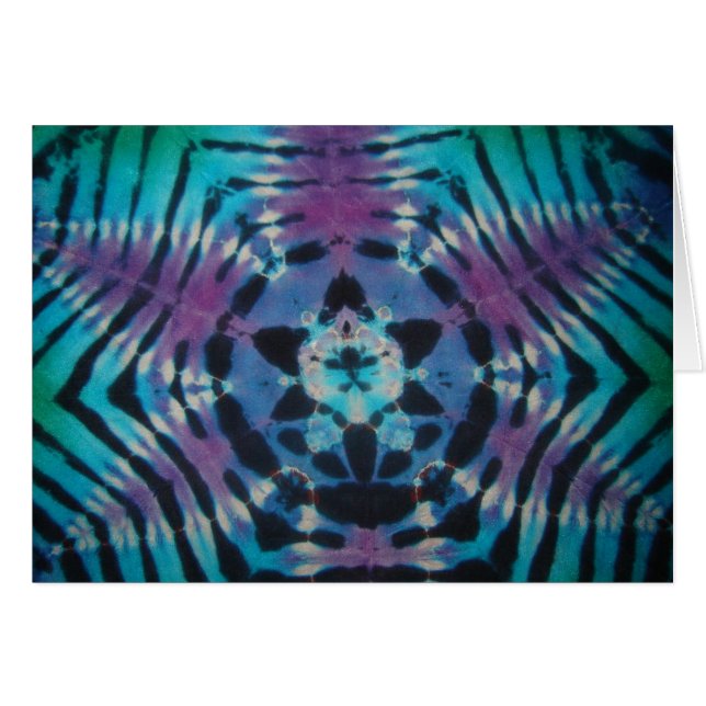 Starburst 6 hälsningskort (Framsidan Horizontal)