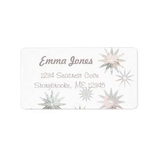 Starburst Adressetikett
