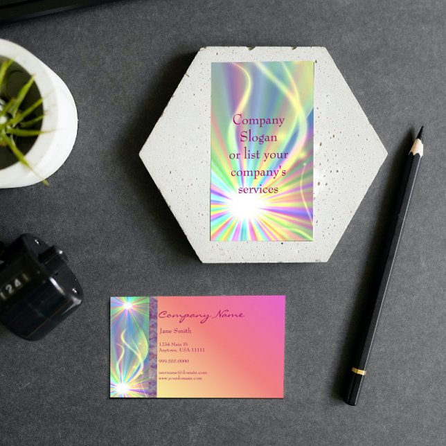 Starburst-Affärskort Visitkort (Starburst Business Card)
