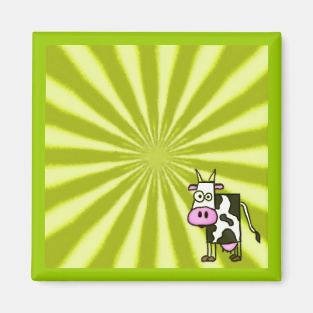Starburst Cow Magnet (Framsidan)