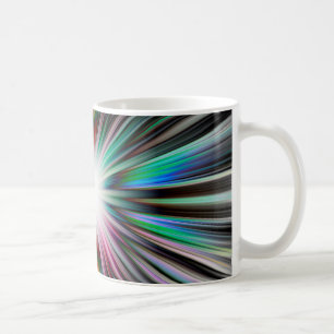 Starburst explosion mönster kaffemugg