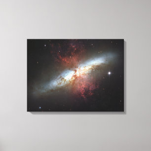 Starburst galax, smutsigare 82 canvastryck