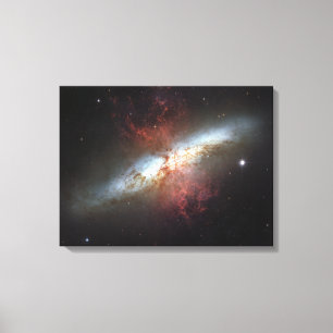 Starburst galax, smutsigare 82 canvastryck