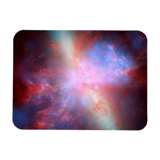 Starburst Galaxy M82 Magnet (Horisontell)