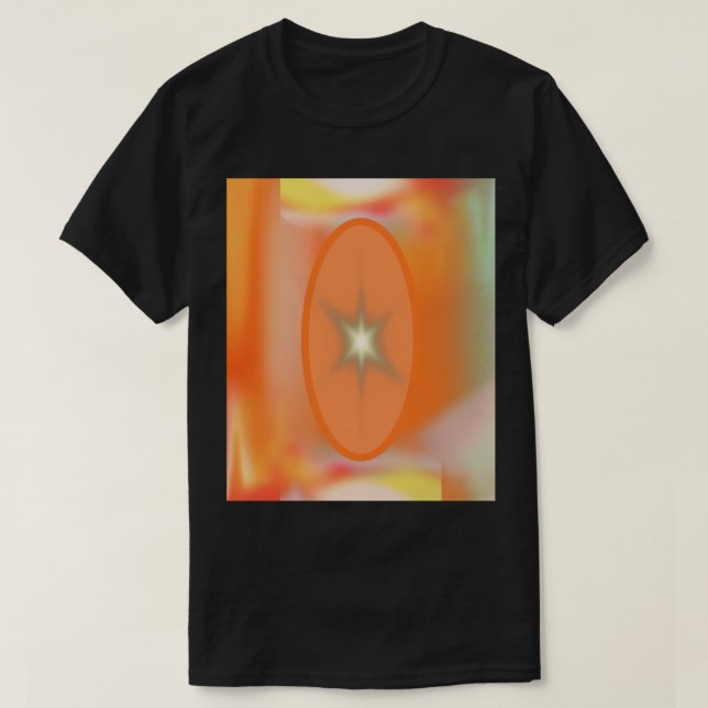 STARBURST GEOMETRIC ART T SHIRT (Design framsida)