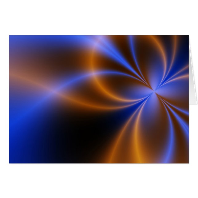 Starburst Hälsningskort (Framsidan Horizontal)