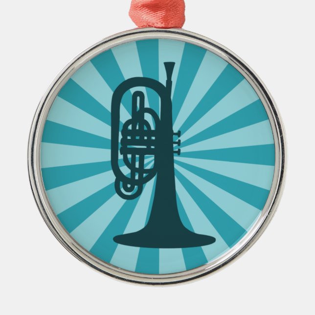 Starburst Mellophone Clef Ornament (Framsidan)