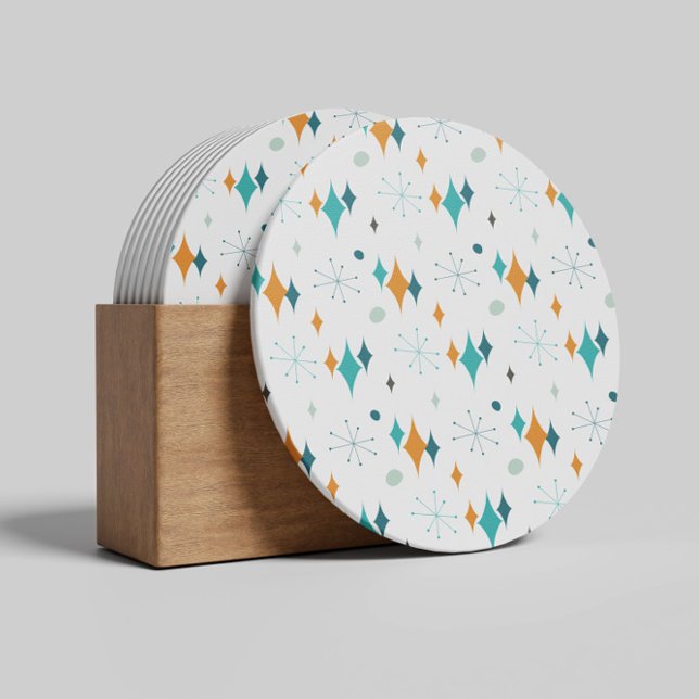 Starburst Mid Century Modern Mönster Underlägg (Skapare uppladdad)