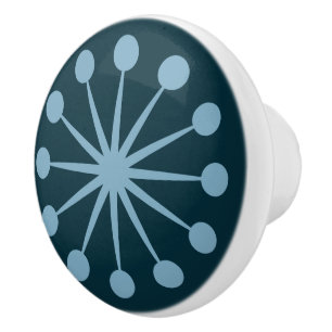 Starburst mitt- århundradeblått knopp