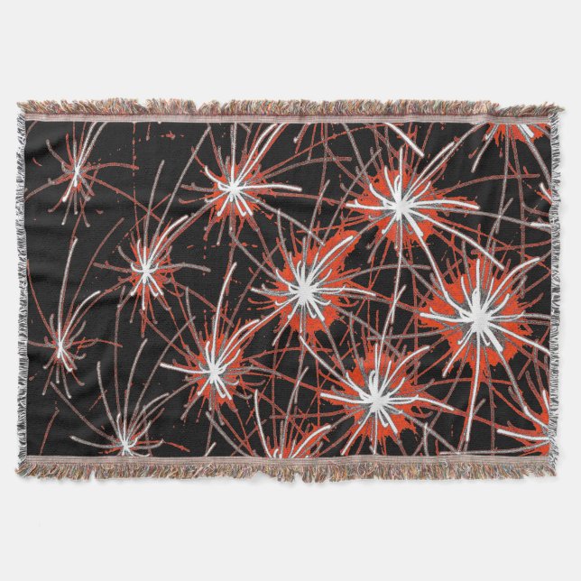 Starburst Network – Premium Woven Blanket Filt (Framsidan)