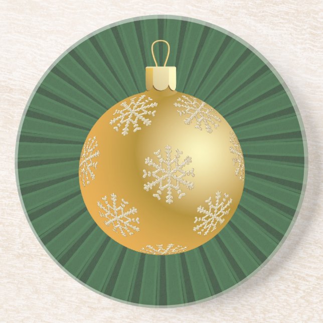 Starburst Rand Ornament Underlägg, Grönt Underlägg (Framsidan)