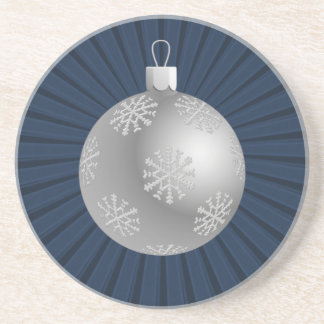 Starburst Rand Ornament Underlägg, Mörk blått Underlägg Sandsten