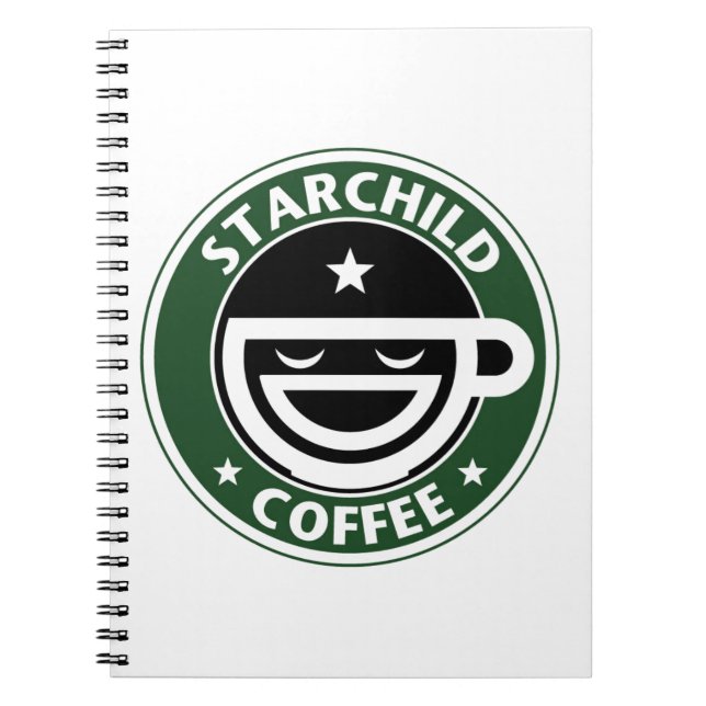Starchild kaffe anteckningsbok med spiral (Framsidan)