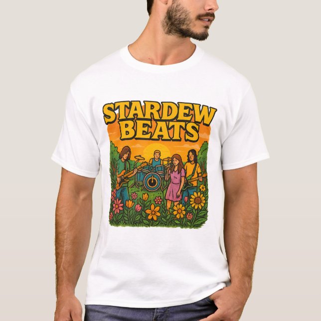 Stardew Beats Festival Shirt - Bootleg Stil IP-fr T (Framsida)