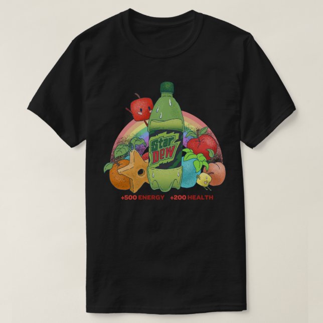 Stardew Energy Tonic T Shirt (Design framsida)