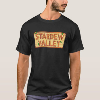 Stardew Valley - logotyp av trä T Shirt